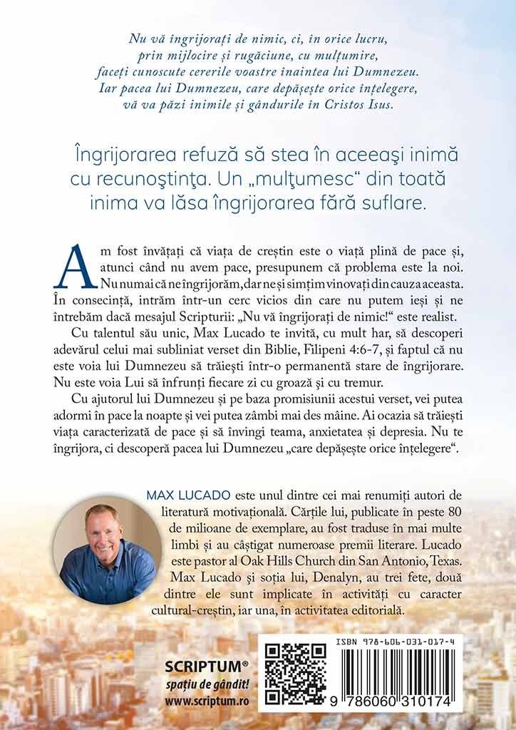 Nu te ingrijora - Max Lucado