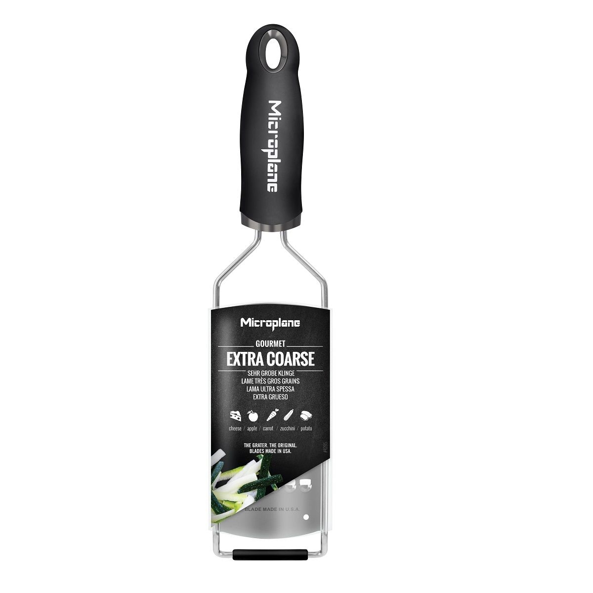Razatoare grosiera mare Microplane, Extra Coarse, inox, seria Gourmet