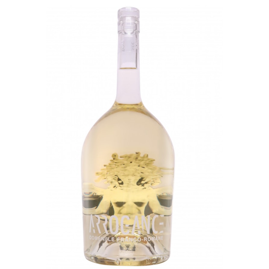 Vin alb demisec Domeniile Franco Romane Arrogance Feteasca Alba & Tamaioasa Romaneasca, 1.5L