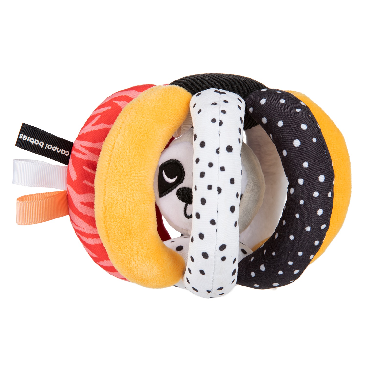 Minge senzoriala Canpol Babies, Babiesboo cu Zdranganit si Scartait, multicolora 