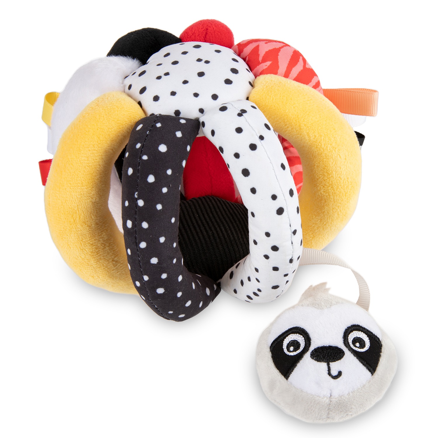 Minge senzoriala Canpol Babies, Babiesboo cu Zdranganit si Scartait, multicolora 