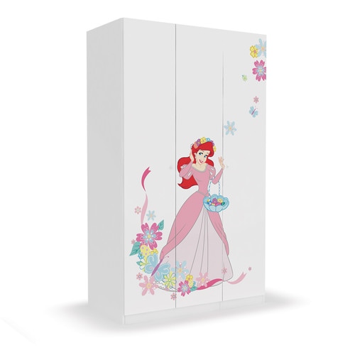 Sifonier copii Ariel, 3 usi ,120x52x190 cm, Roz