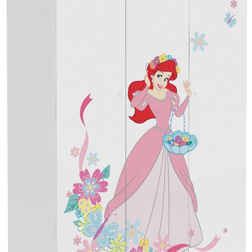 Sifonier copii Ariel, 3 usi, 135 x 52 x 200 cm, Roz