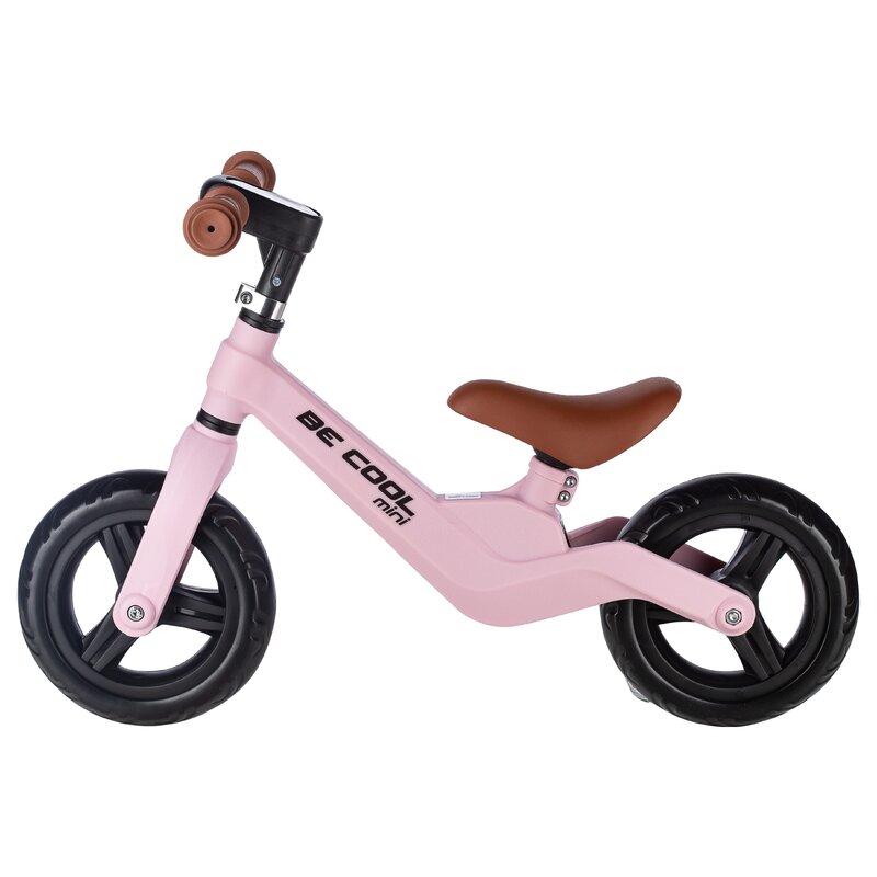 Bicicleta fara pedale FreeON, Be Cool Mini, Cu ghidon si sa reglabile, Roti din EVA, Pana in 30 Kg, Roti 8 inch, 12 luni+, Roz