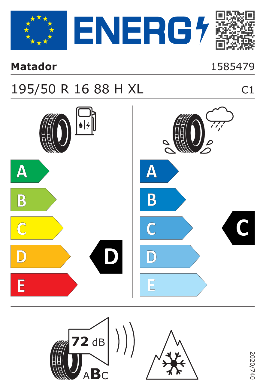 Anvelopa iarna MATADOR 195/50 R16 88H