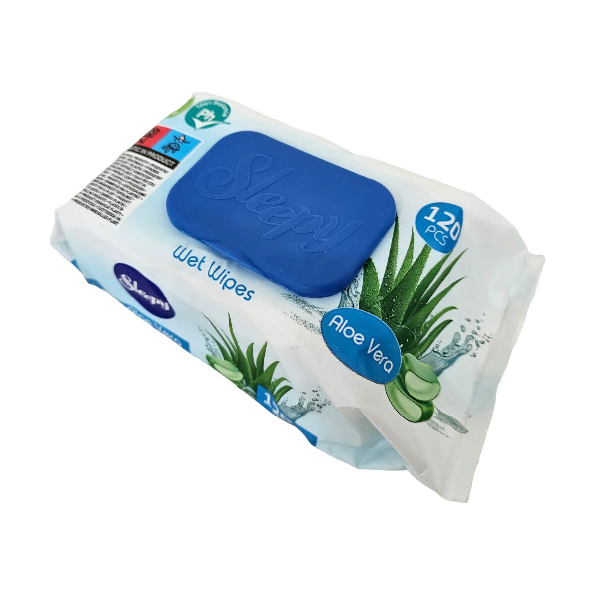 Servetele umede pentru bebelusi Sleepy, 120 bucati, aroma de Aloe Vera