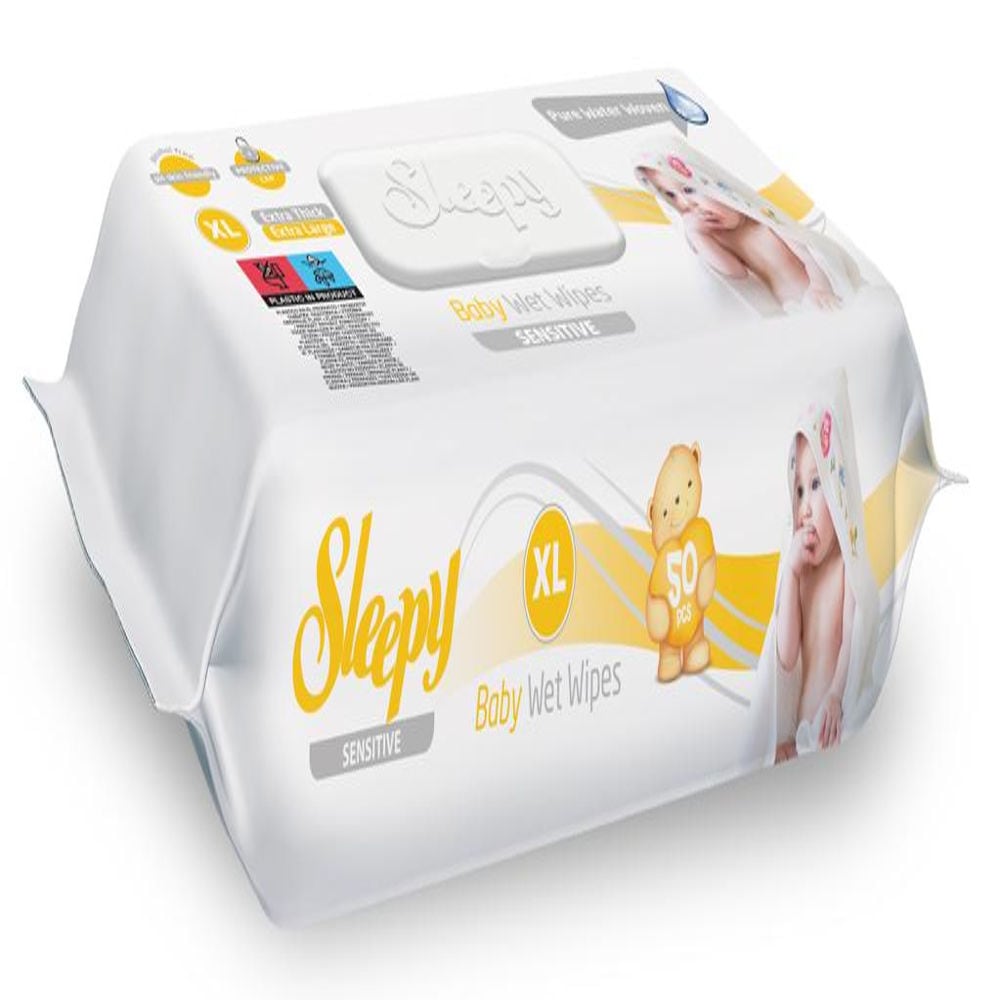 Servetele umede Sleepy Extra XL, 50 buc