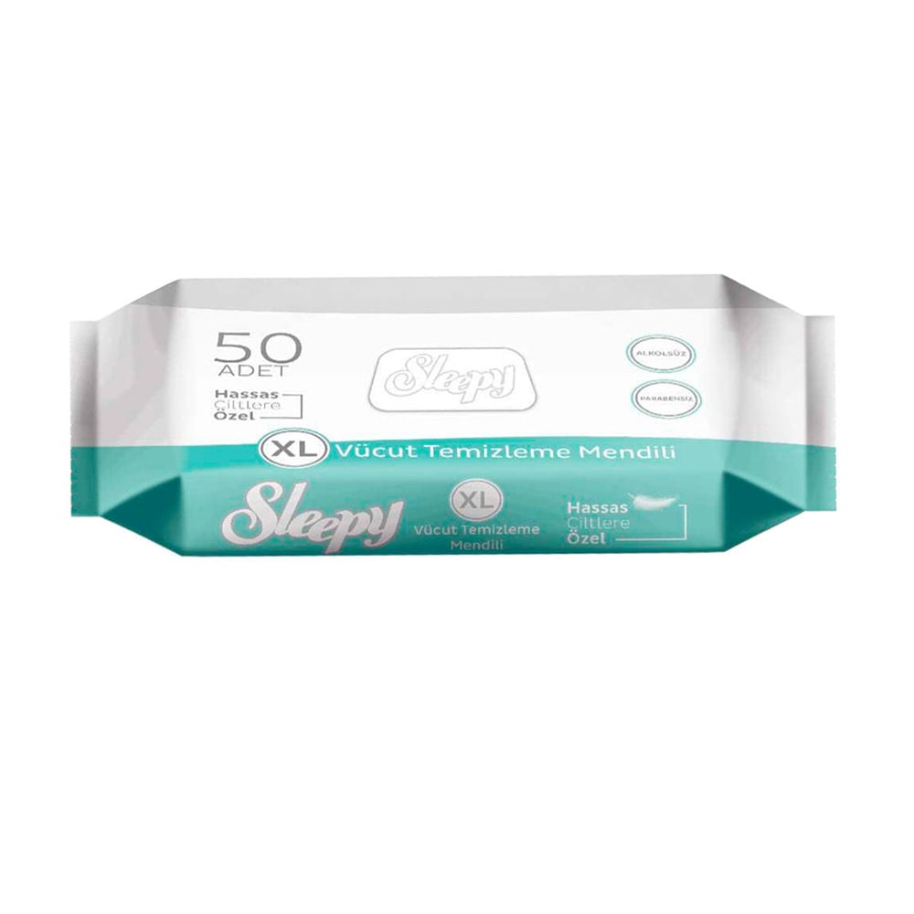Servetele umede SLEEPY SENSITIVE XL, 50 buc