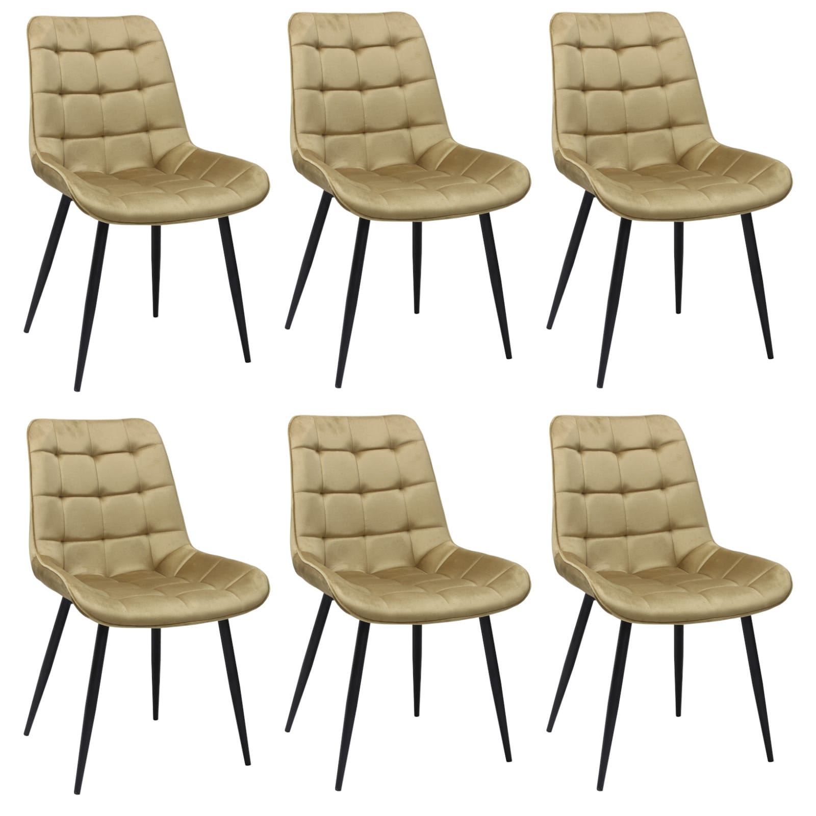 Set 6 Scaune Onix, Bej