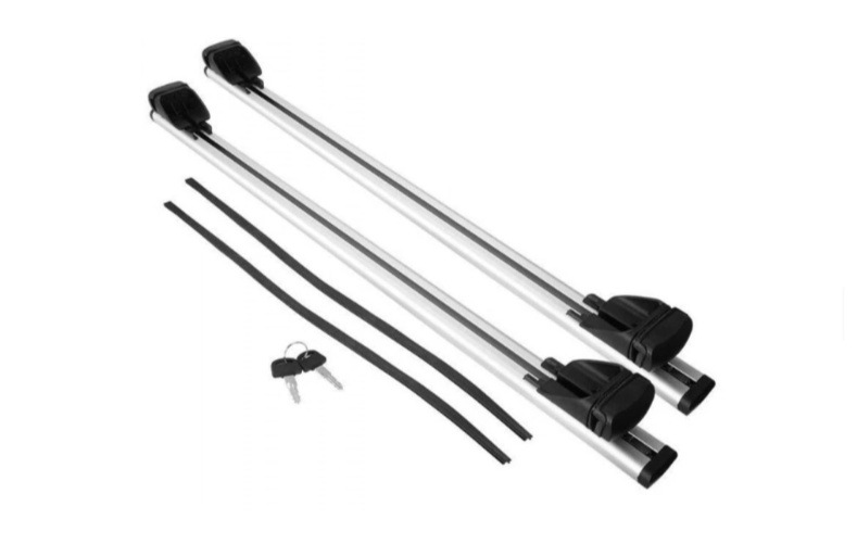 Set bare portbagaj KVO, cu cheie, pentru SKODA Roomster 2006-2015, Aluminiu