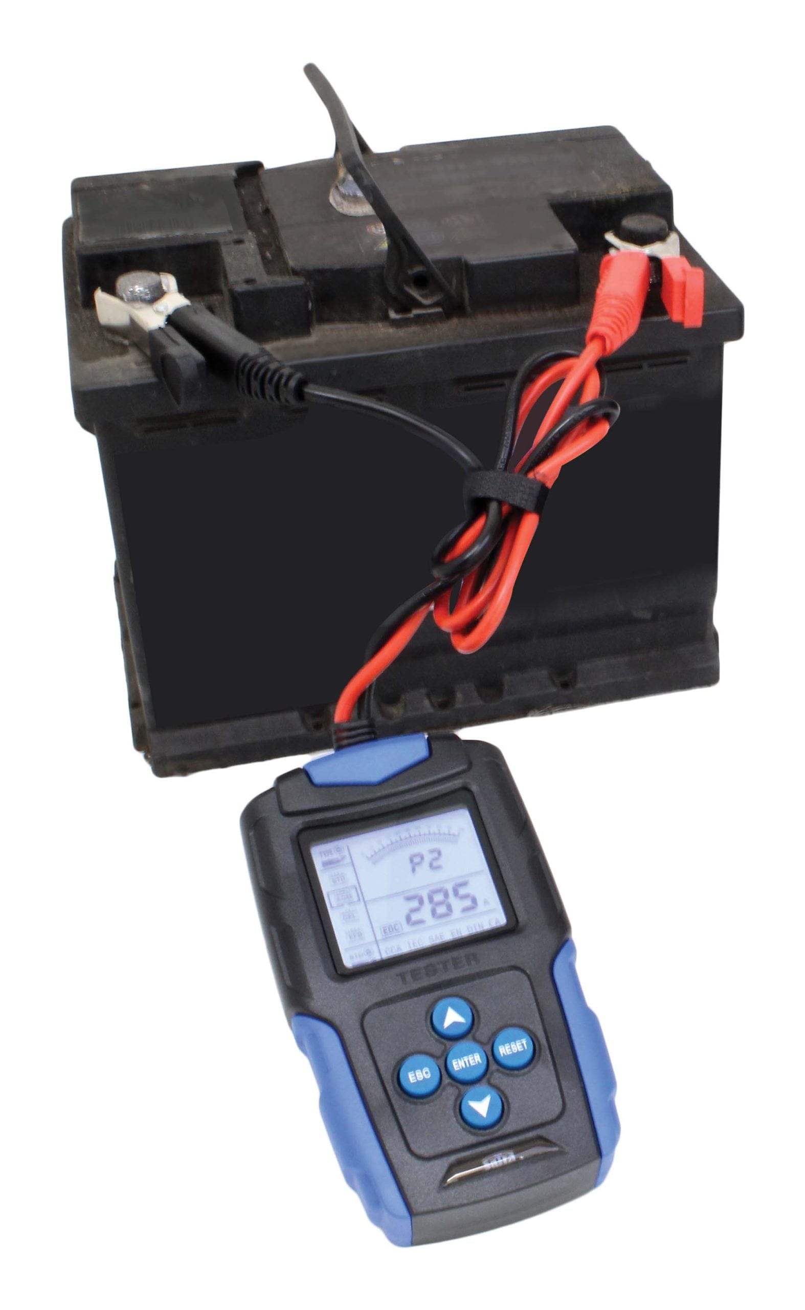 Tester baterii auto afisaj LCD Asta, 12-24V