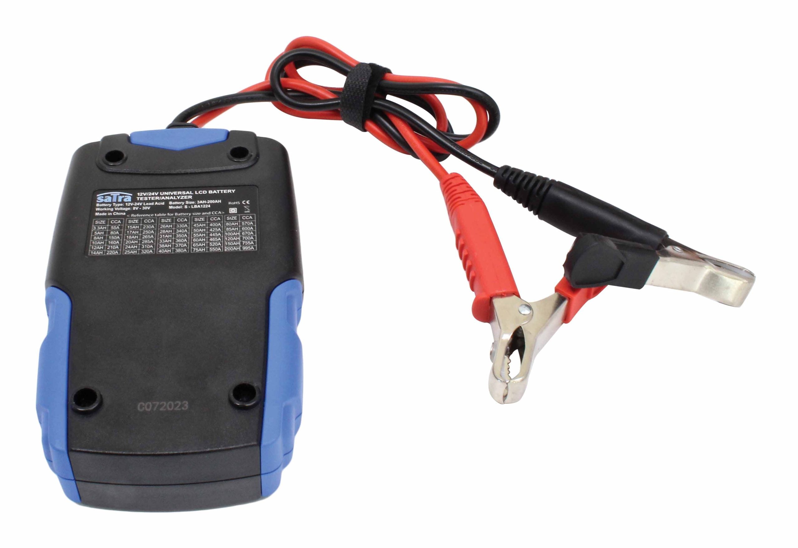 Tester baterii auto afisaj LCD Asta, 12-24V