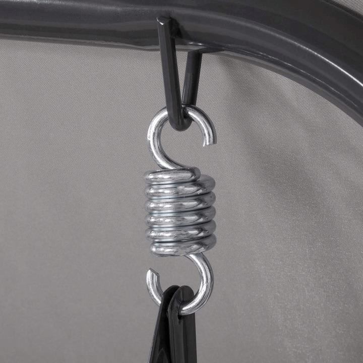 Balansoar gradina, 3 persoane, structura metal, 170 x 110 x 153 cm, gri