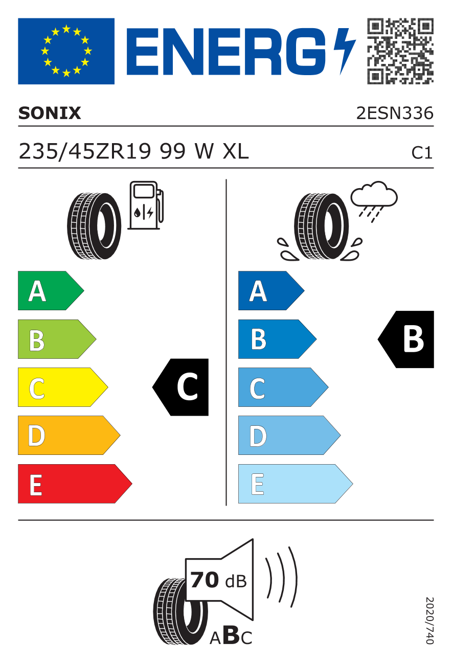 Anvelope Vara SONIX PRIME UHP 08 235/45R19 99W