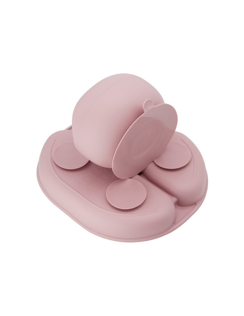 Set diversificare Momi Ami, Din silicon, Fara BPA, 6 piese, Roz