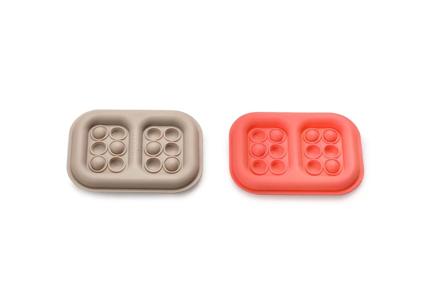 Set 2 pastile racire Melii Pop-Up, Reutilizabile, Pink/Grey