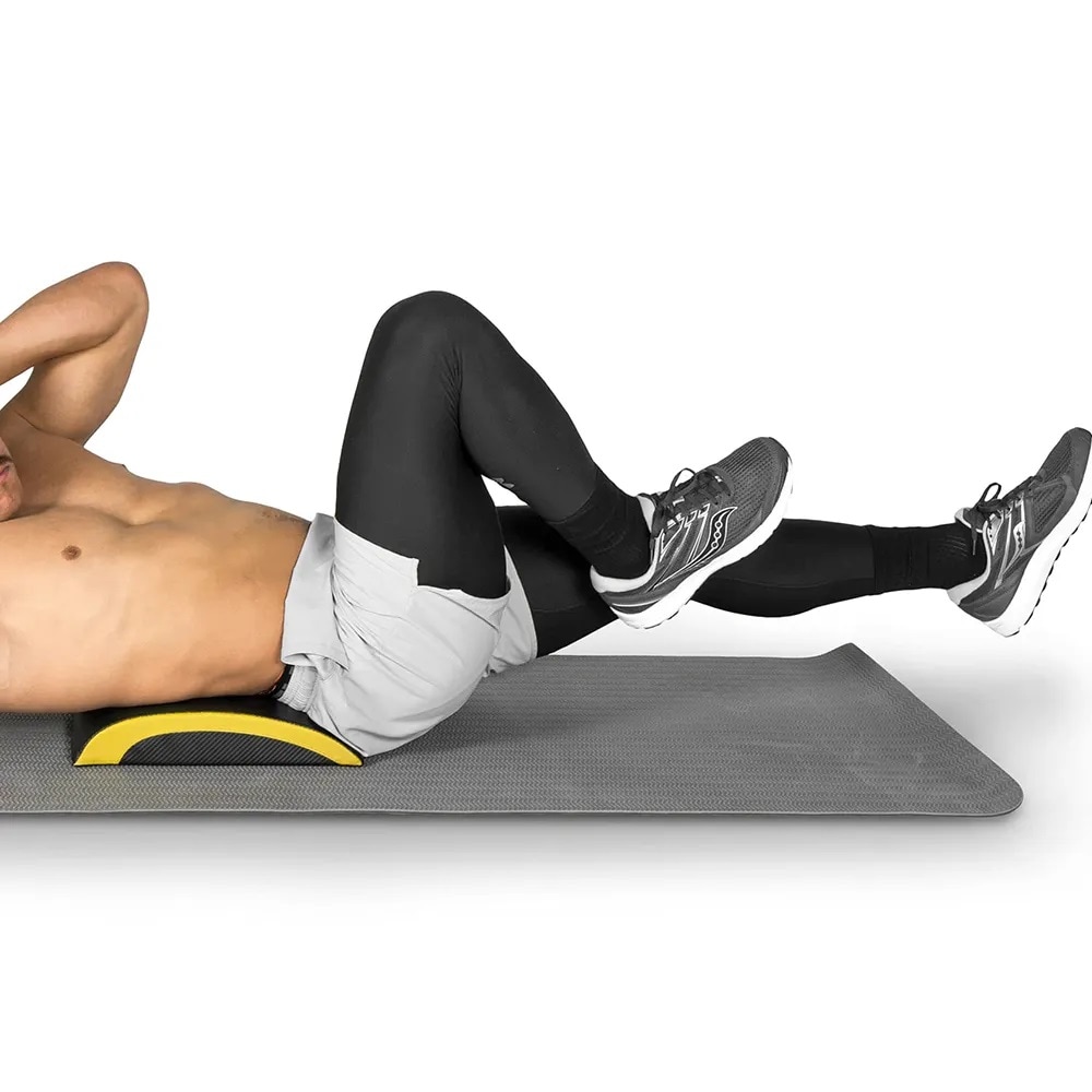 Saltea abdomene Zoco Body Fit YWD001-2, forma ergonomica, Negru