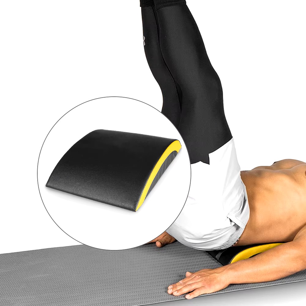 Saltea abdomene Zoco Body Fit YWD001-2, forma ergonomica, Negru