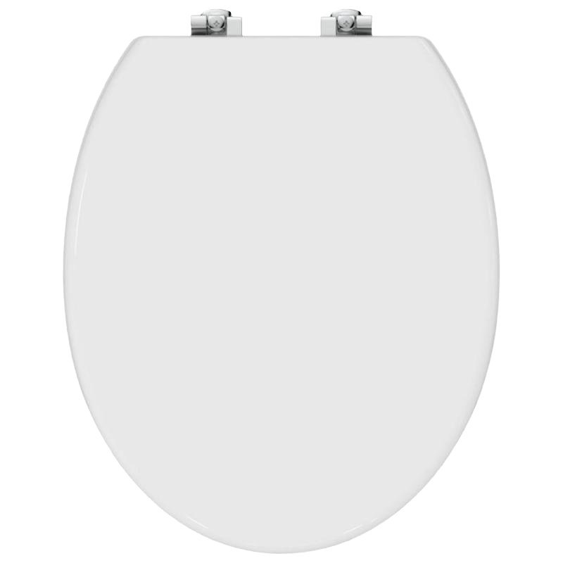 Capac Vas Wc Ideal Standard, pentru persoane cu dizabilitati, Maia, Duroplast, 39x46x5 cm, Alb