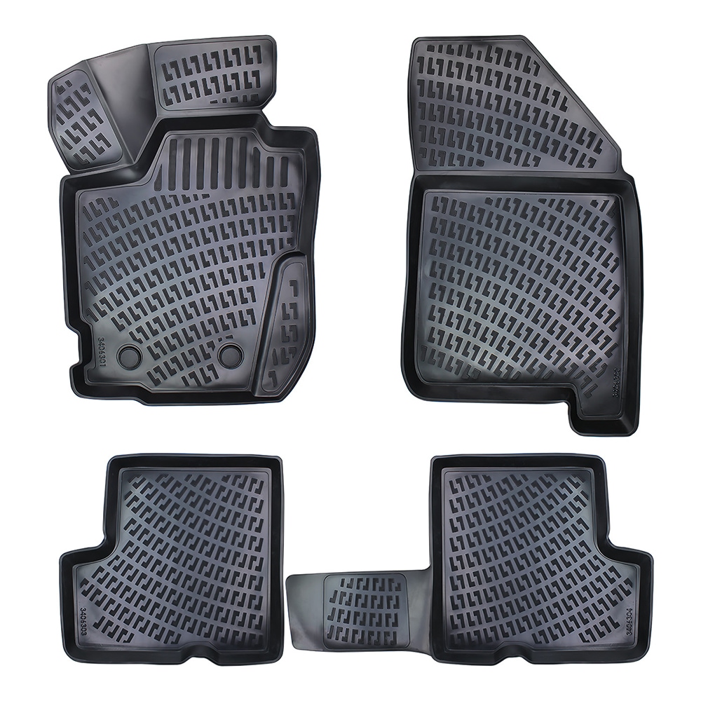 Set 4 piese Covorase Auto Cauciuc UMBRELLA Pentru Dacia Duster 2017-2022
