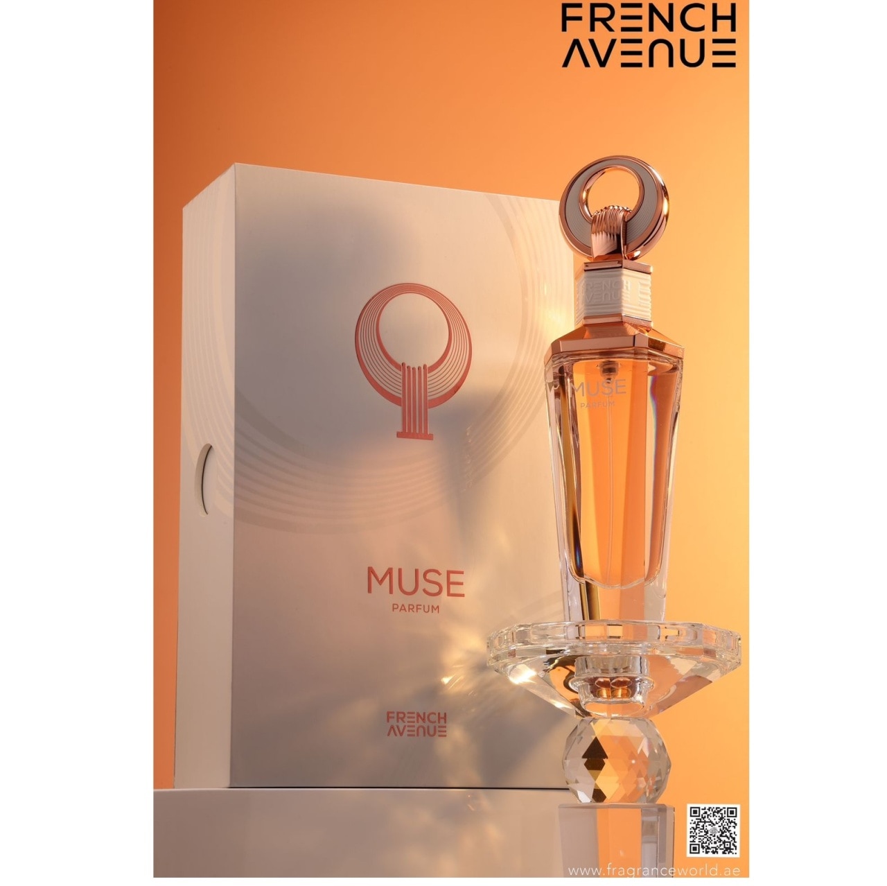 Apa de parfum French Avenue Muse, Femei, 80 ml
