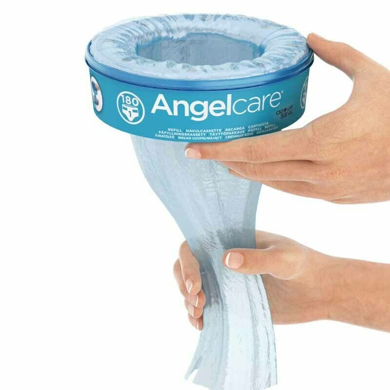 Rezerva pentru cos ermetic scutece murdare Angelcare, Set 3 buc., Tehnologie OdourSeal, Utilizare indelungata
