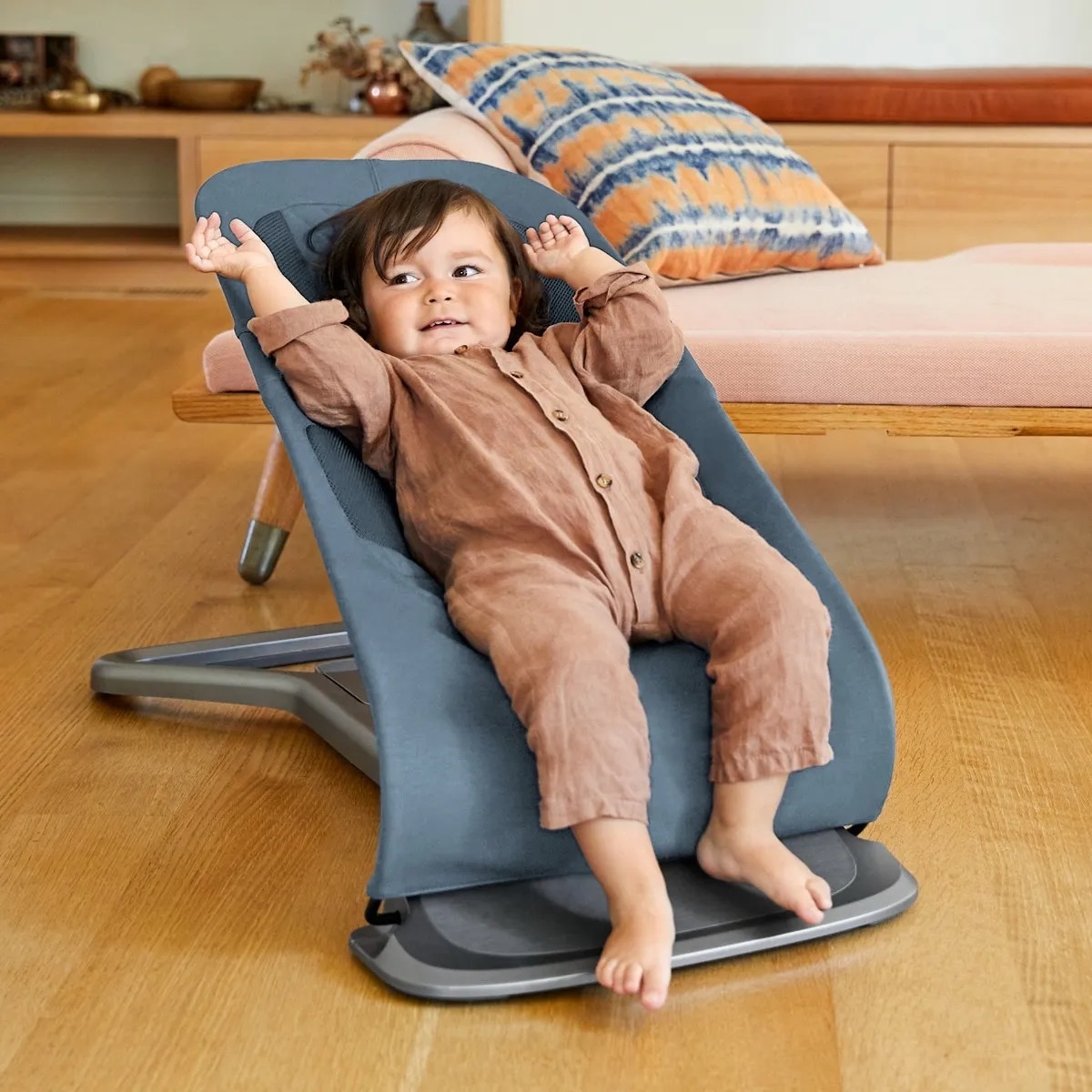 Balansoar pentru copii Ergobaby,  3 in 1, Evolve, Oxford Blue