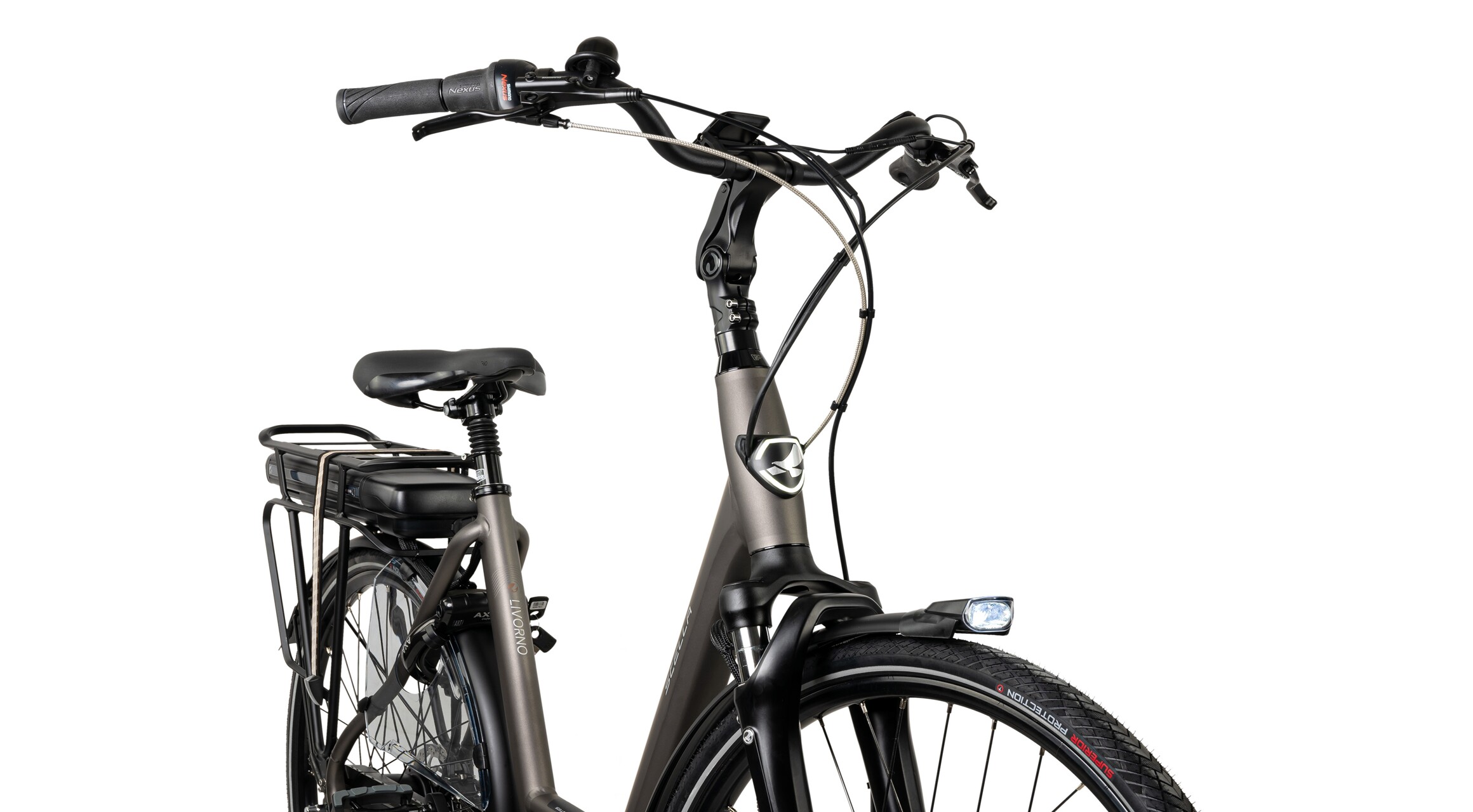 Bicicleta Electrica Stella Livorno Dama FDST RTE 2.1, 28 inch, L, Gri