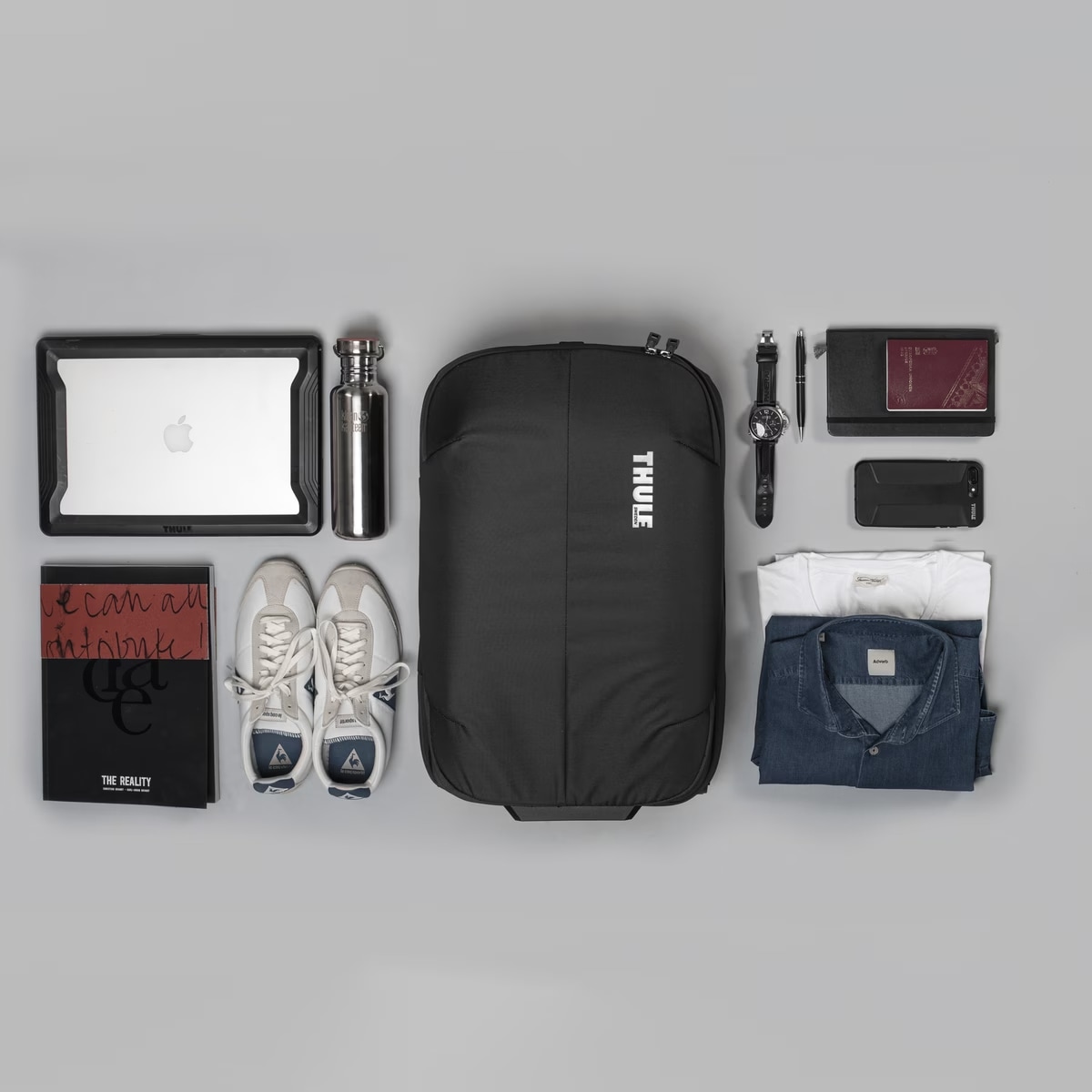 Geanta voiaj, Thule, Subterra Carry-On, 55 cm, 36L, Black
