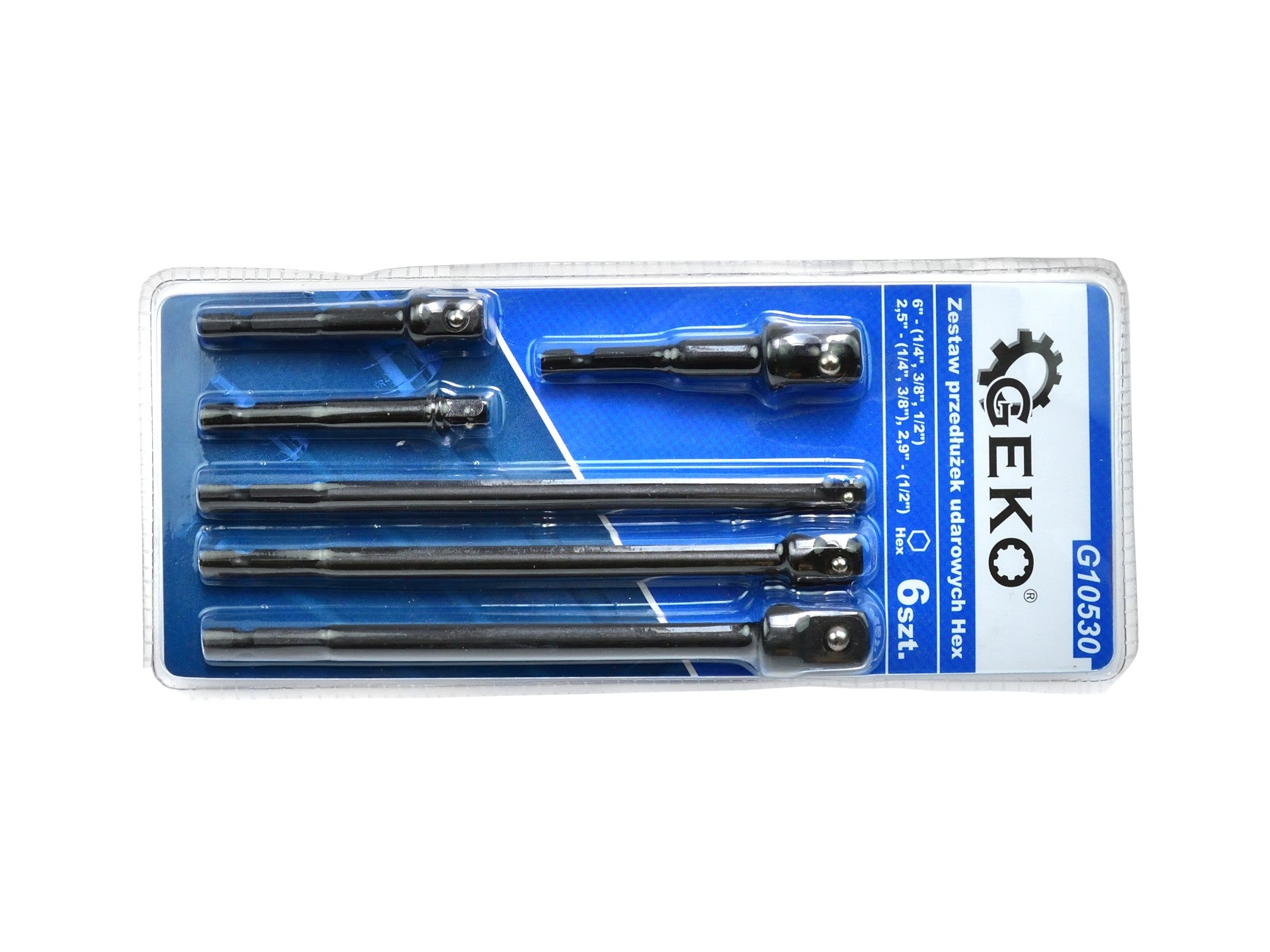 Set adaptori tubulari impact GEKO, 6 piese
