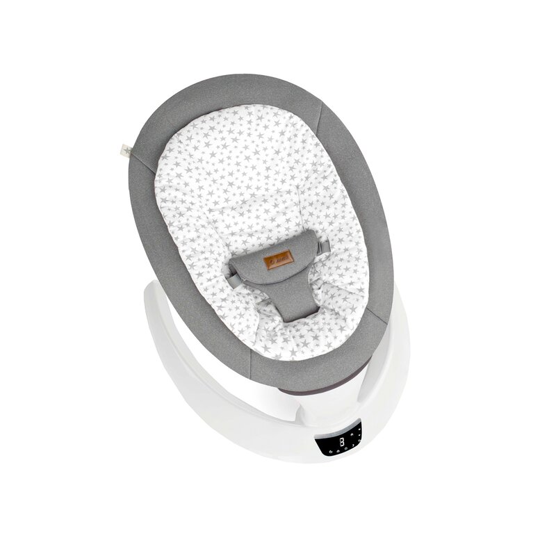 Balansoar electric Jane Moon, Cu 5 trepte de viteza, Timer 12 melodii si 5 sunete ale naturii, Conform cu standardul european EN 12790:2023, Star