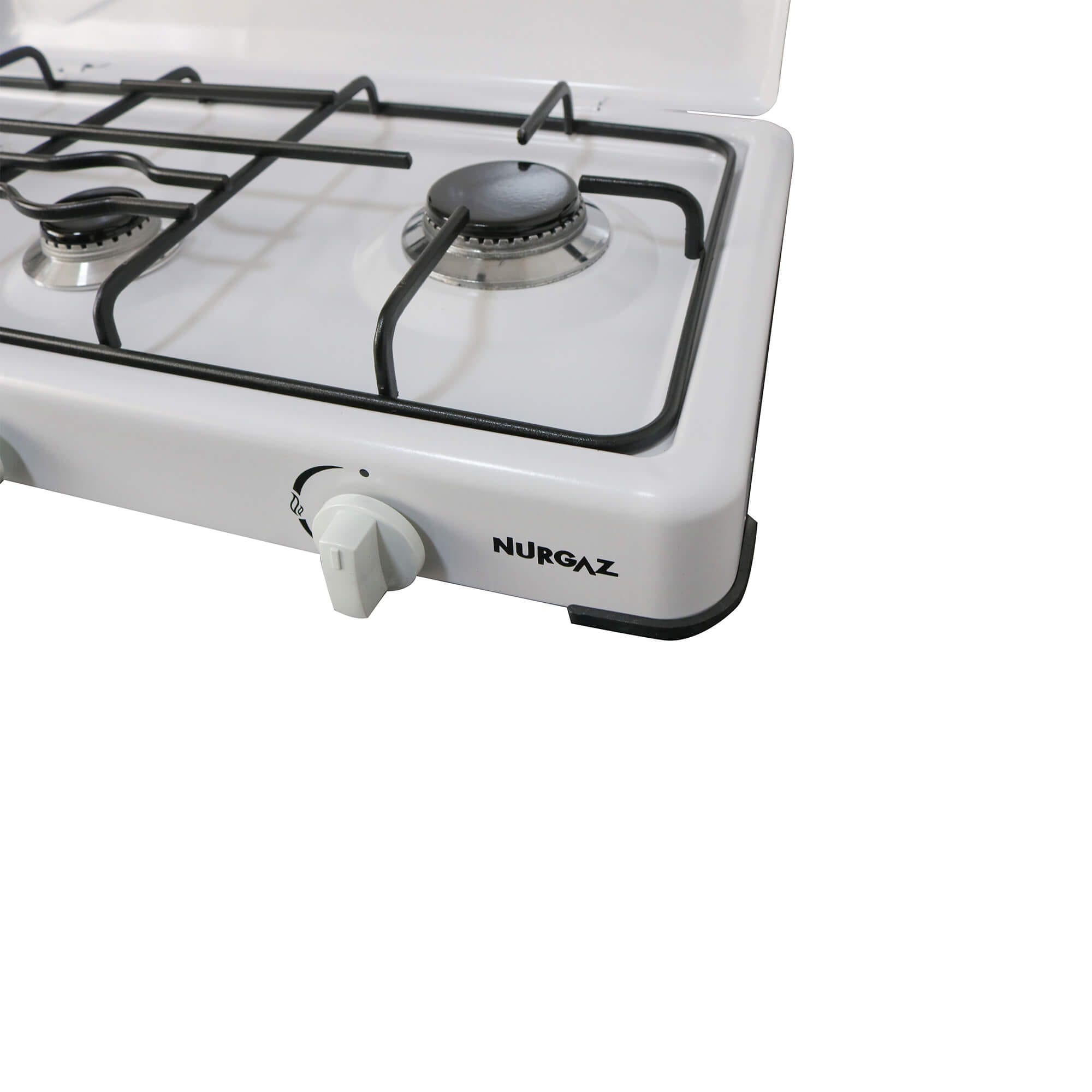 Aragaz COBI SMART, plita cu 3 ochiuri, alimentare la butelie, alb