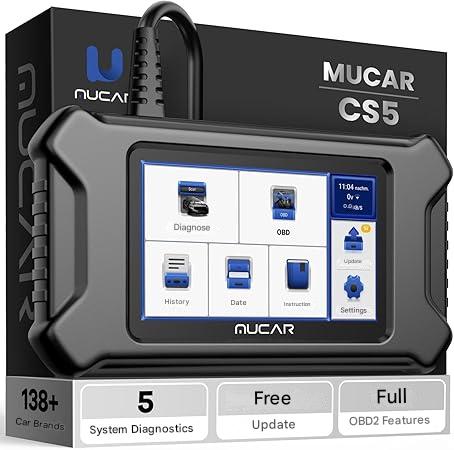 Tester diagnoza auto OBD2, 5 diagnostice de sistem motor/SRS/ABS/BCM/transmisie, Android 7.0, serviciu AutoVIN, test EVAP, test senzor O2, 32 GB ROM, universal