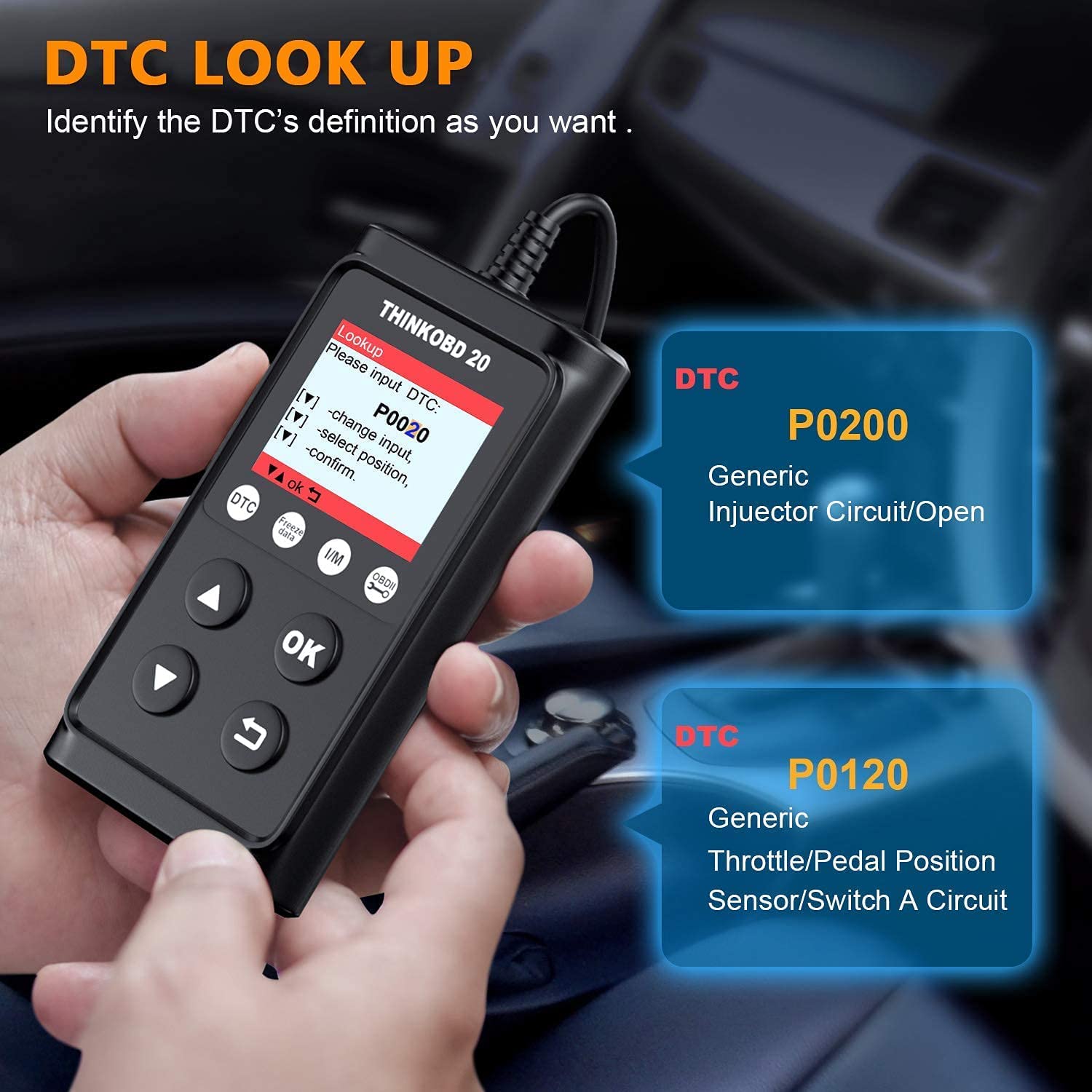 Tester auto universal, diagnoza OBD2 (CAN, ISO9141, KWP2000, J1850 PWM, J1850 VPW) multimarca, functie cititor si stergere coduri de eroare