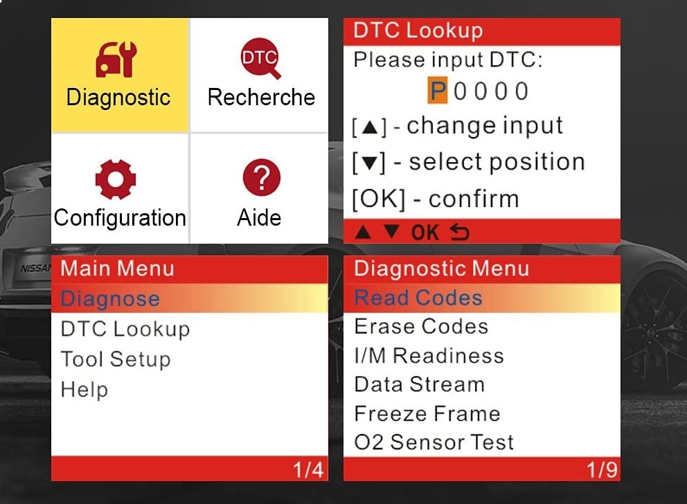 Tester auto universal, diagnoza OBD2 (CAN, ISO9141, KWP2000, J1850 PWM, J1850 VPW) multimarca, functie cititor si stergere coduri de eroare