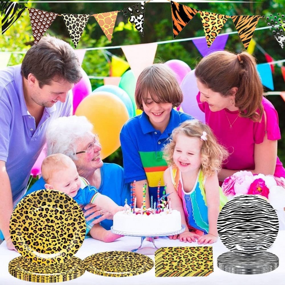 Set de vesela Amycute, carton, multicolor, 61 piese