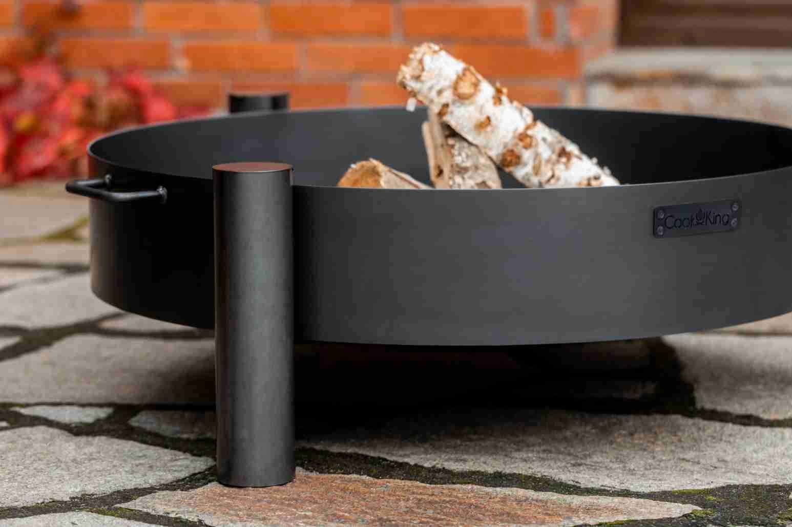 Vatra de foc exterior HAITI, handmade, 60 cm, otel