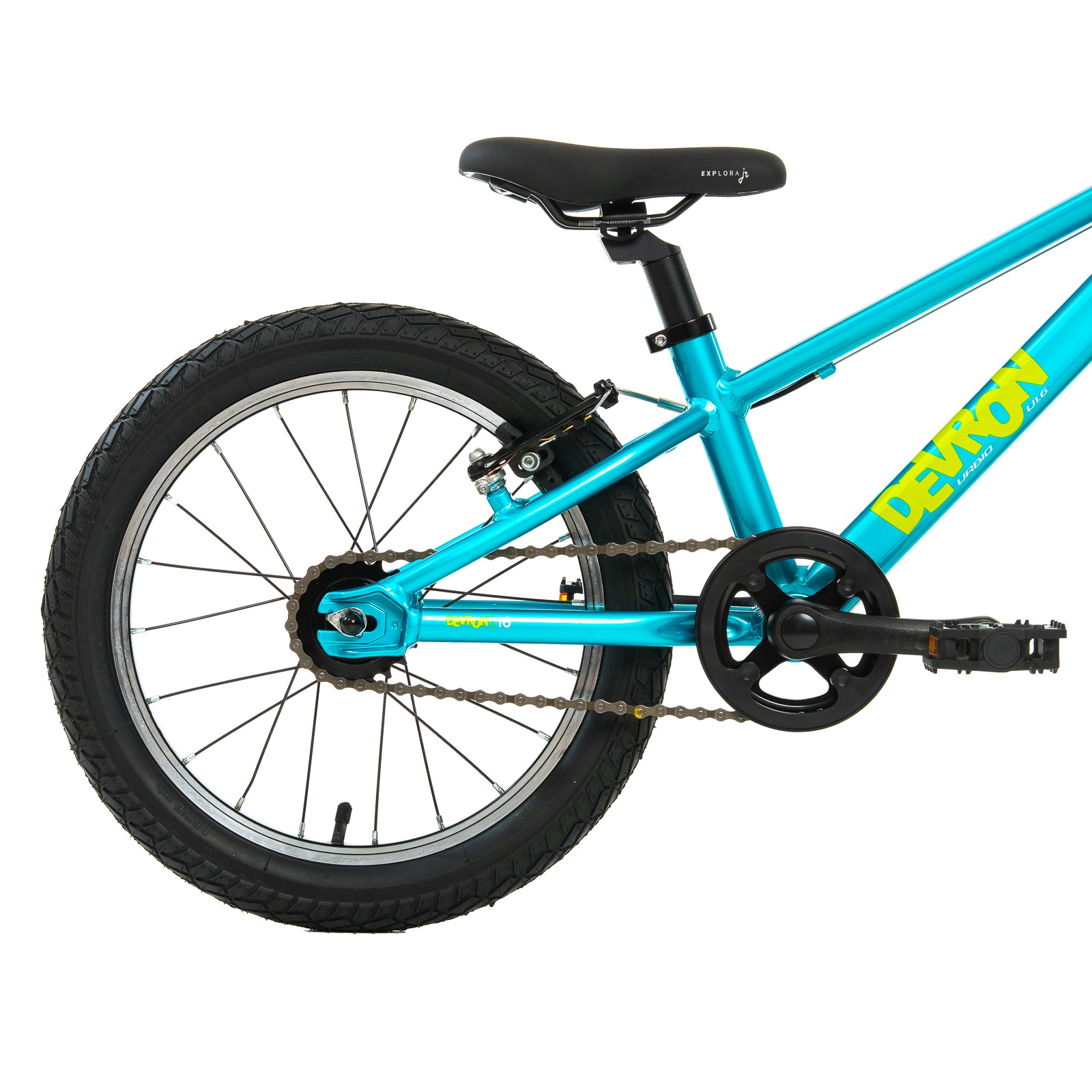Bicicleta Copii Devron Urbio U1.6 Super Light, 16 Inch, Albastru-Verde