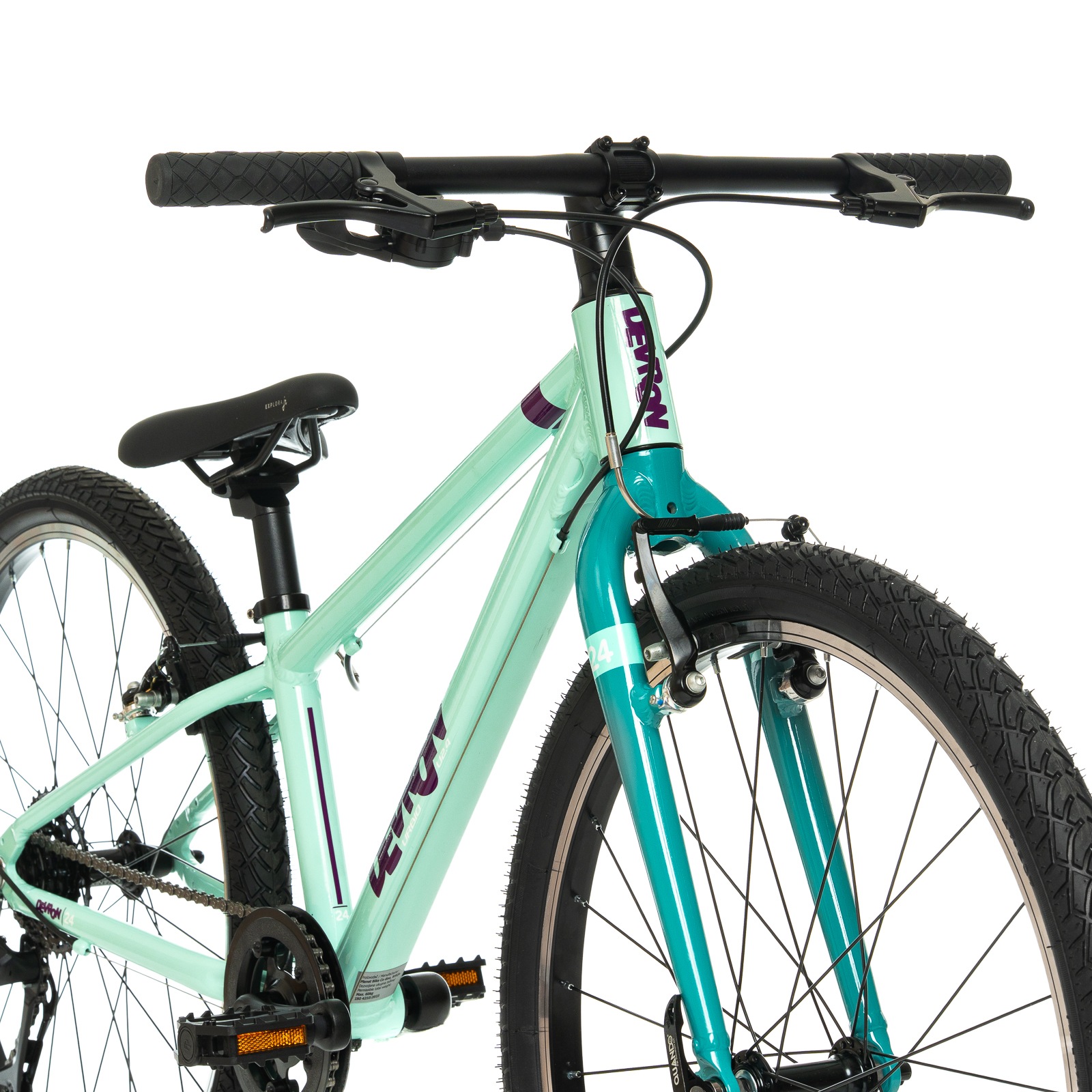 Bicicleta Copii Devron Urbio U2.4 Super Light, 24 Inch, Turcoaz-Verde