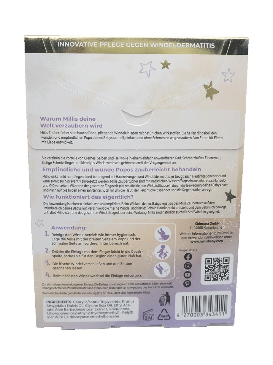 Protectii antiiritatii Millis pentru bebelusi, Magic, 25 buc