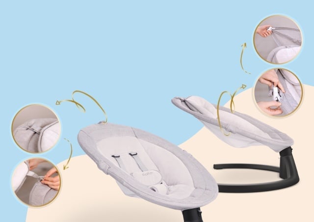 Leagan electronic Neno Aurora, cu plasa anti-insecte