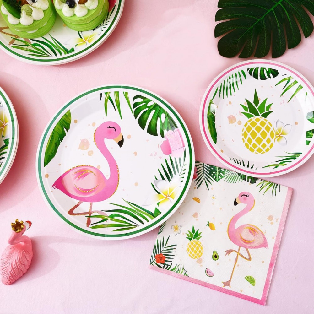 Set de vesela pentru petrecere WERNNSAI, multicolor, hartie, 48 piese