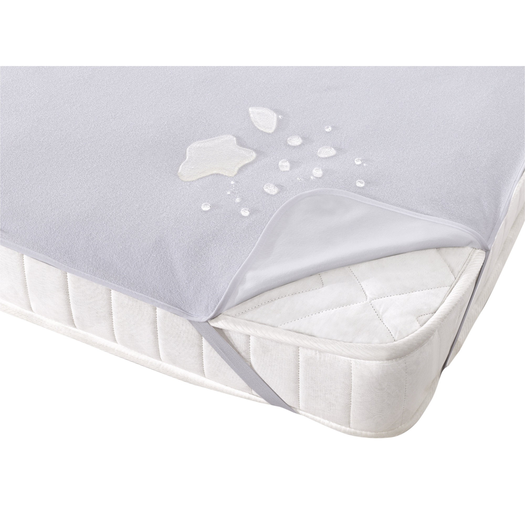 Protectie saltea impermeabila SafeSleep byConeltex, 180x200 cm, dreptunghiulara, culoare alba