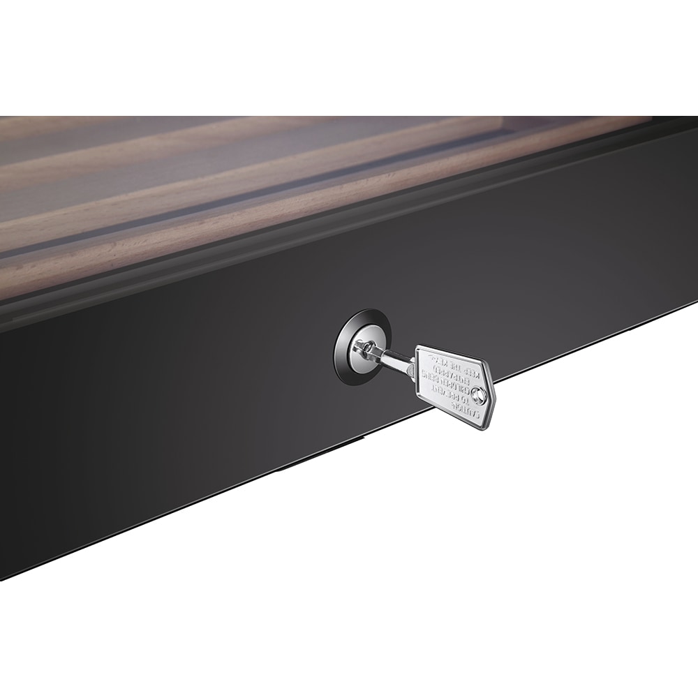 Racitor de vinuri HAIER HWS49GA, 49 sticle, H 82 cm, Clasa F, negru