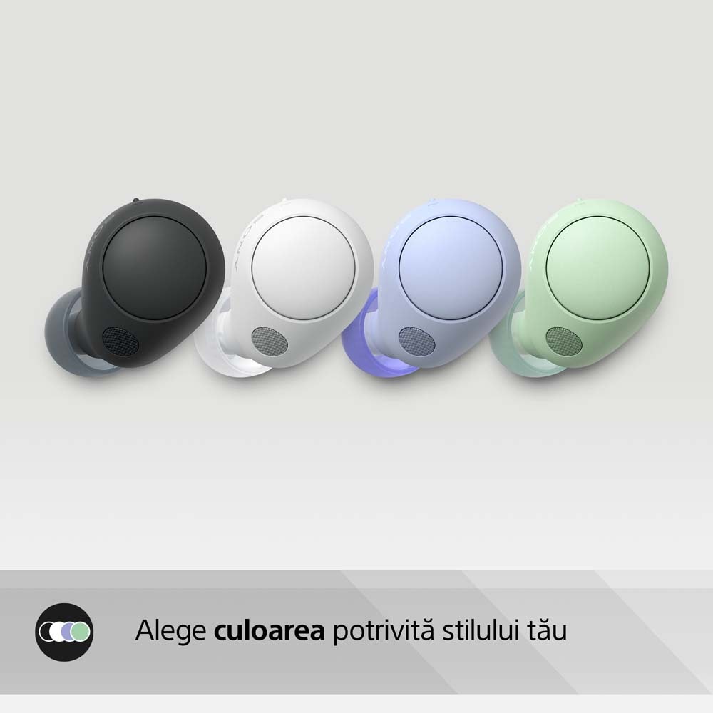 Casti SONY WF-C700NW, True Wireless, Bluetooth, In-Ear, Microfon, Noise Cancelling, alb Casti SONY WF-C700NW, True Wireless, Bluetooth, In-Ear, Microfon, Noise Cancelling, alb