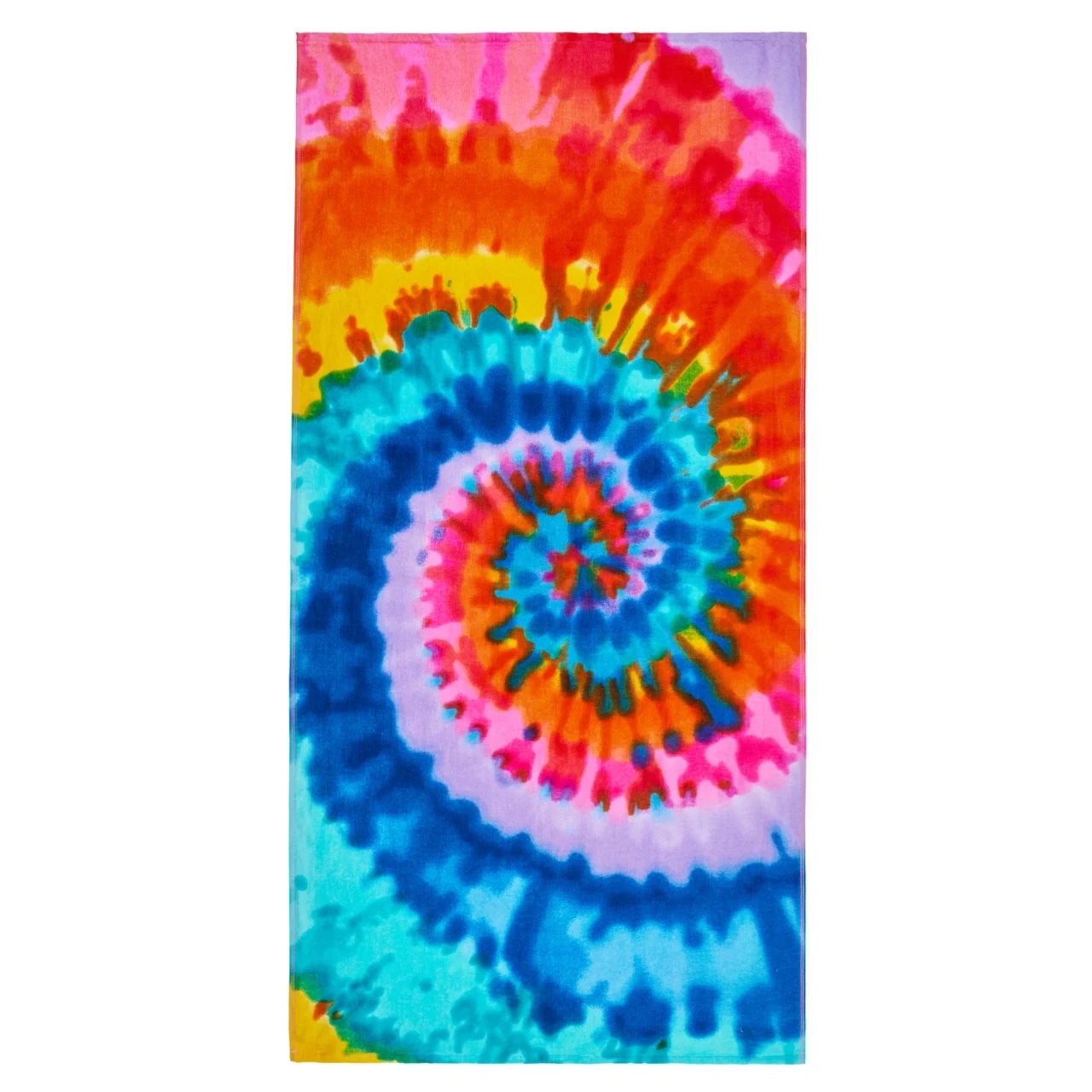 Prosop de plaja Hotel Supplier SPIRAL TIE DYE MULTI, 76 x 152 cm, bumbac 100%, 360 GSM