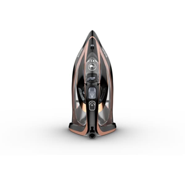 Fier de calcat TEFAL Ultimate Pure FV9845E0, 3200W, 260g/min, 350ml, talpa Durilium AirGlide, maro-negru 