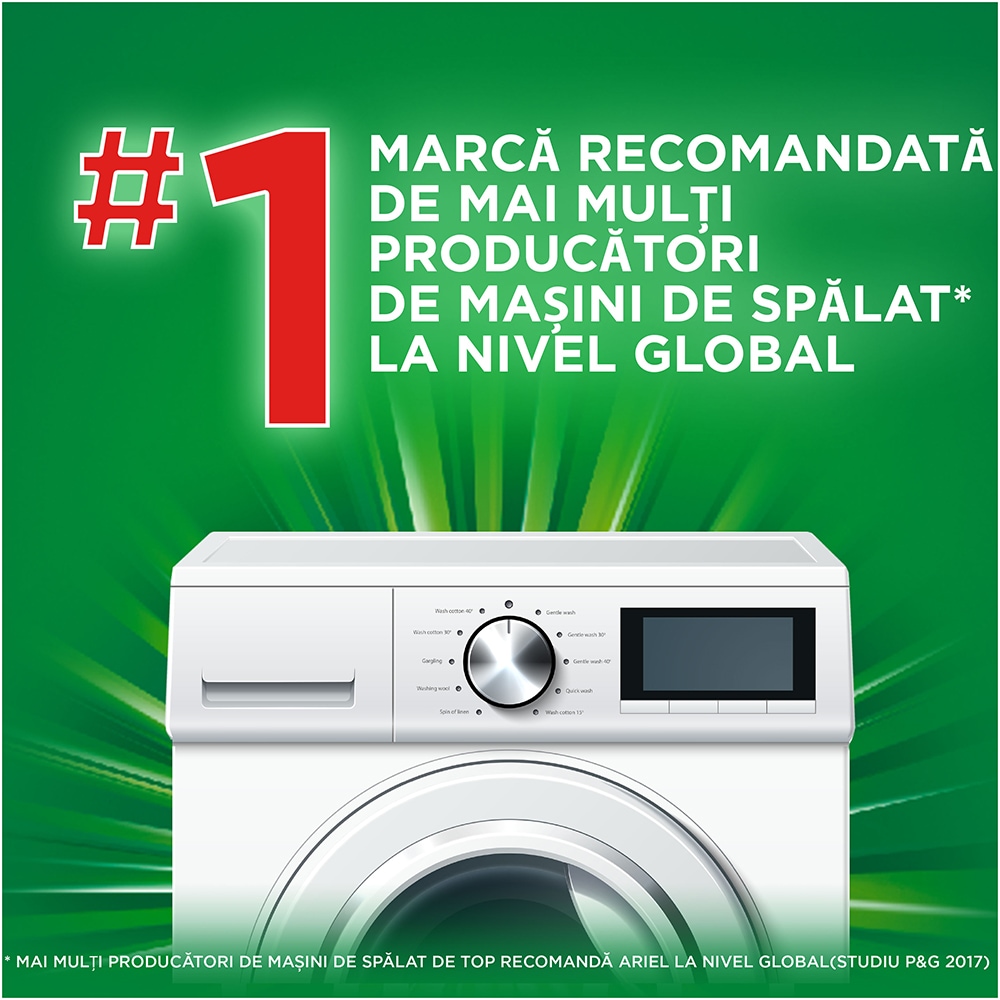 Detergent capsule ARIEL All in One Pods Mountain Spring, 50 spalari