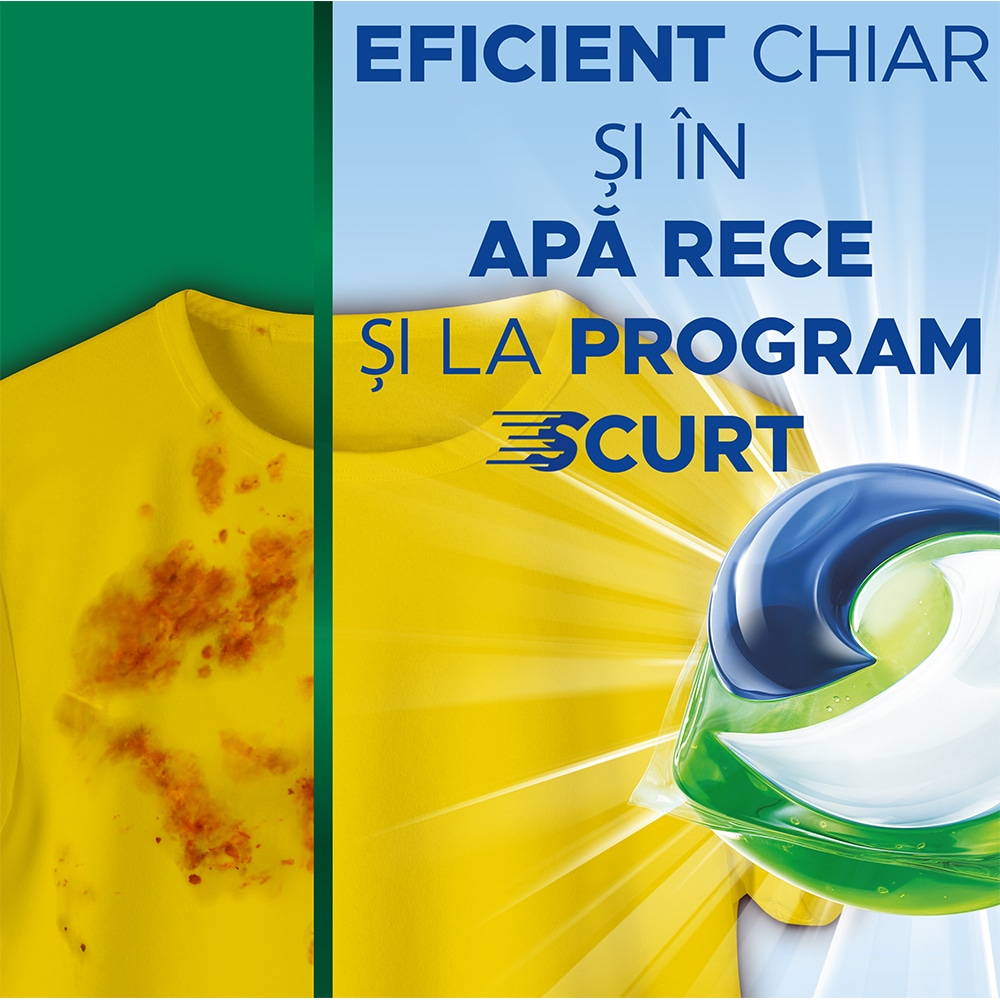 Detergent capsule ARIEL All in One PODS Color, 58 spalari