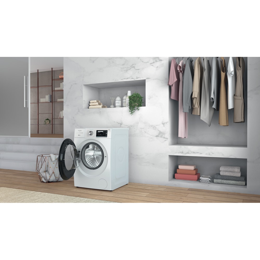 Masina de spalat rufe frontala WHIRLPOOL W7X W845WB EE, 8 kg, 1400rpm, Clasa B, alb